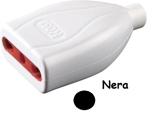 Presa Volante Bipasso Nera